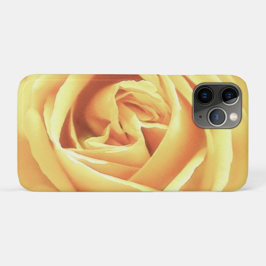 Yellow Rose Print Case-Mate iPhone Hülle (Rückseite (Horizontal))