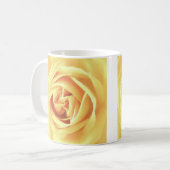 Yellow Rose Print Kaffeetasse (Vorderseite Links)