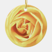 Yellow Rose Print Keramikornament (Vorne)