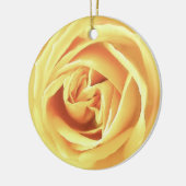 Yellow Rose Print Keramikornament (Links)