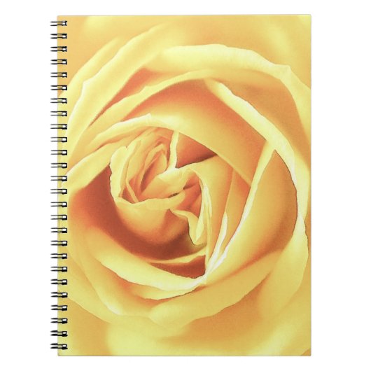 Yellow Rose Print Notizblock (Vorderseite)