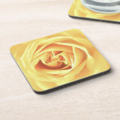 Yellow Rose Print Untersetzer (Linke Seite)