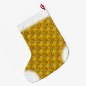 Yellow Rose Strumpf Rose Weihnachten Strumpf Custo Großer Weihnachtsstrumpf (Rückseite (Hängend))