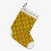 Yellow Rose Strumpf Rose Weihnachten Strumpf Custo Kleiner Weihnachtsstrumpf (Vorderansicht (hängend))