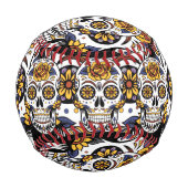 Yellow Rose Sugar Skull Baseball (Rückseite)