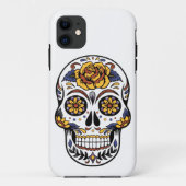 Yellow Rose Sugar Skull Case-Mate iPhone Hülle (Rückseite)