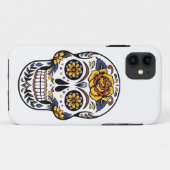 Yellow Rose Sugar Skull Case-Mate iPhone Hülle (Rückseite (Horizontal))