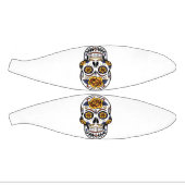 Yellow Rose Sugar Skull Mini Basketball (Panele)