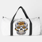 Yellow Rose Sugar Skull Persönlich Duffle Bag (Vorderseite)