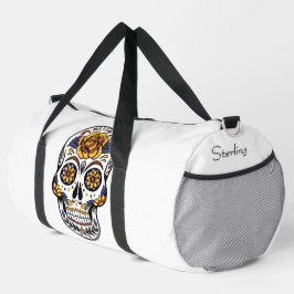 Yellow Rose Sugar Skull Persönlich Duffle Bag