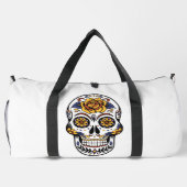 Yellow Rose Sugar Skull Persönlich Duffle Bag (Rückseite)