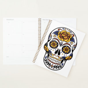Yellow Rose Sugar Skull Planer