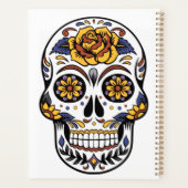 Yellow Rose Sugar Skull Planer (Rückseite)