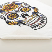 Yellow Rose Sugar Skull Sherpadecke (3/4)
