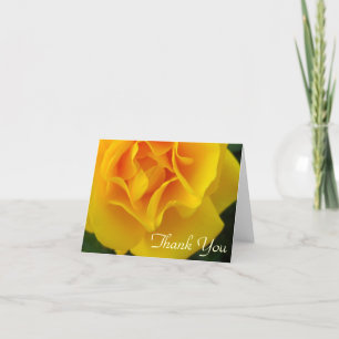 Yellow Rose Vielen Dank Dankeskarte
