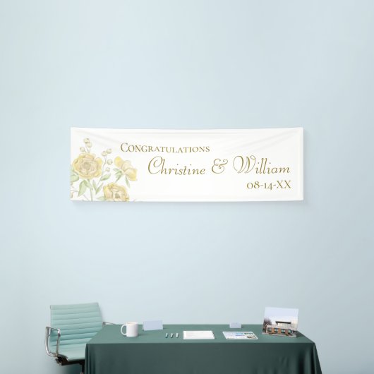 Yellow Rose Wedding Banner (Messeveranstaltung)