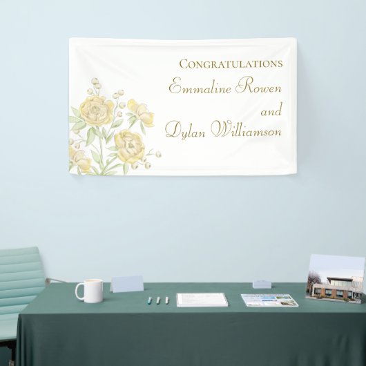 Yellow Rose Wedding Banner (Messeveranstaltung)