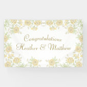 Yellow Rose Wedding Banner (Horizontal)