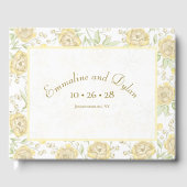 Yellow Rose Wedding Gästebuch (Vorderseite)