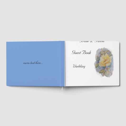 Yellow Rose Wedding Gästebuch (Voll)