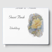 Yellow Rose Wedding Gästebuch (Vorderseite)