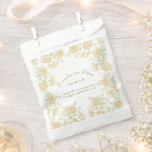 Yellow Rose Wedding Geschenktütchen (Ausgeschnitten)