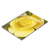 Yellow Rosenknospe Spiral Notebook Notizblock (Linke Seite)