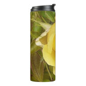 Yellow Rosenknospe Thermal Tumbler Thermosbecher (Nach links gedreht)