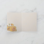 Yellow Roses (3 sizes) Karte (Innenseite)