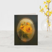 Yellow Roses (3 sizes) Karte (Gelbe Blume)