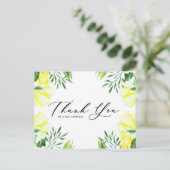 Yellow Roses and Peonies Bouquet Wedding Vielen Da Postkarte (Stehend Vorderseite)