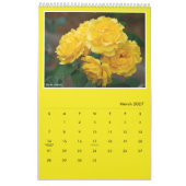 Yellow Roses Calendar (Type-A) Kalender (Mär 2027)