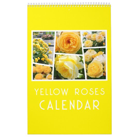 Yellow Roses Calendar (Type-A) Kalender (Titelbild)