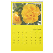 Yellow Roses Calendar (Type-A) Kalender (Feb 2026)