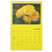 Yellow Roses Calendar (Type-A) Kalender (Mär 2026)