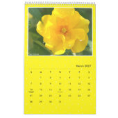 Yellow Roses Calendar (Type-B) Kalender (Mär 2027)