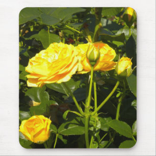Yellow Roses Mouse Pad Mousepad