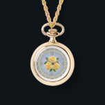 Yellow Roses Necklace Watch Armbanduhr<br><div class="desc">Yellow Roses Necklace Watch Behalte mit dem Necklace Alloy Watch by Ewatchfactory® die Zeitspur mit Ihrem bevorzugten Foto auf dem Rad. Diese Uhr ist Alloy mit einer polierten und gebürsteten Kombinationsbearbeitung.Die Bewegung Alloy Chain.Japan garantiert den präzisen behalt der Zeit. Kommt mit einer 1-jährigen Herstellergarantie.Erfüllt oder übertrifft alle Anforderungen und Vorschriften...</div>