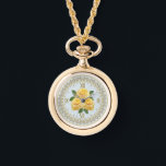 Yellow Roses Necklace Watch Armbanduhr<br><div class="desc">Yellow Roses Necklace Watch Behalte mit dem Necklace Alloy Watch by Ewatchfactory® die Zeitspur mit Ihrem bevorzugten Foto auf dem Rad. Diese Uhr ist Alloy mit einer polierten und gebürsteten Kombinationsbearbeitung.Die Bewegung Alloy Chain.Japan garantiert den präzisen behalt der Zeit. Kommt mit einer 1-jährigen Herstellergarantie.Erfüllt oder übertrifft alle Anforderungen und Vorschriften...</div>