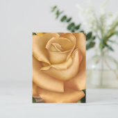 Yellow Roses Rose Botanische Hochzeit Sichern Sie Postkarte (Stehend Vorderseite)