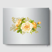 Yellow Roses und Silver Wedbook Gästebuch (Rückseite)