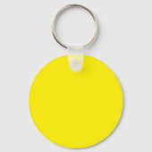 yellow round keychain schlüsselanhänger (Rückseite)