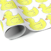 Yellow Rubber Duck Badewanne Toy Ducky Duckies Pri Geschenkpapier (Rolleneckpunkt)