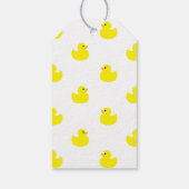 Yellow Rubber Duck Danke Geschenkanhänger (Rückseite)