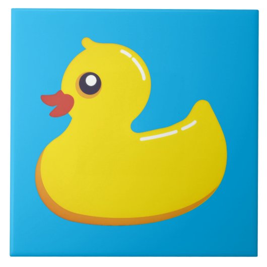 yellow rubber duck fliese (Vorderseite)