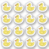 Yellow Rubber Ducks Bath Time Planer Kalender Aufkleber (Vorderseite)