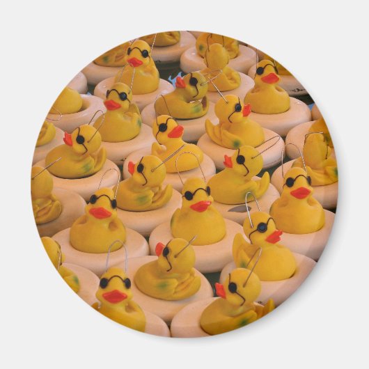 Yellow Rubber Ducks Magnet (Vorne)