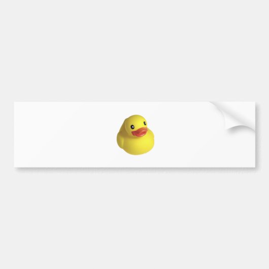 Yellow Rubber Ducky Autoaufkleber (Vorne)