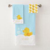 Yellow Rubber Ducky Badhandtuch Set (Insitu)