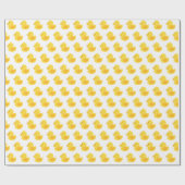 Yellow Rubber Ducky Geschenkpapier (Flach)